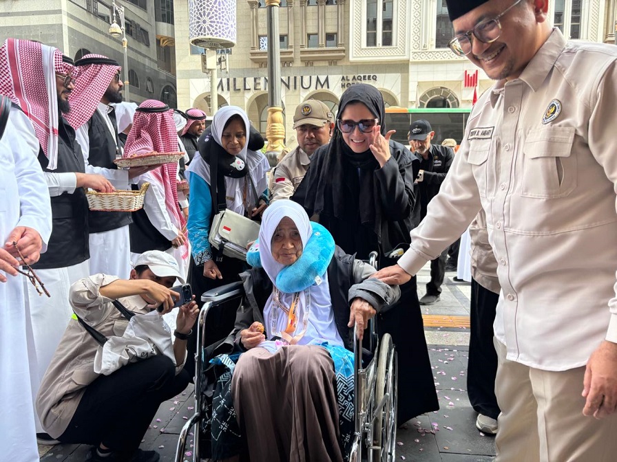 5.997 Calon Haji asal Indonesia Tiba di Madinah