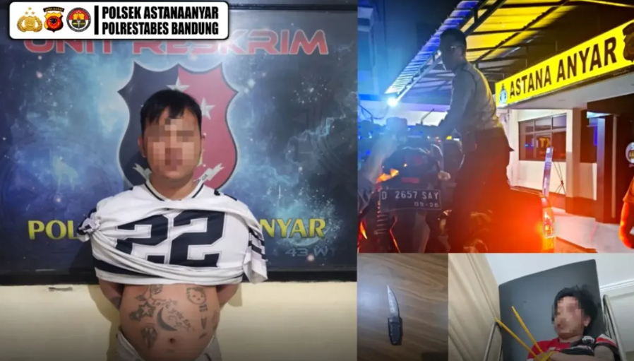 Sempat Viral di Medsos, Polsek Astanaanyar Ringkus Begal Kurir Paket