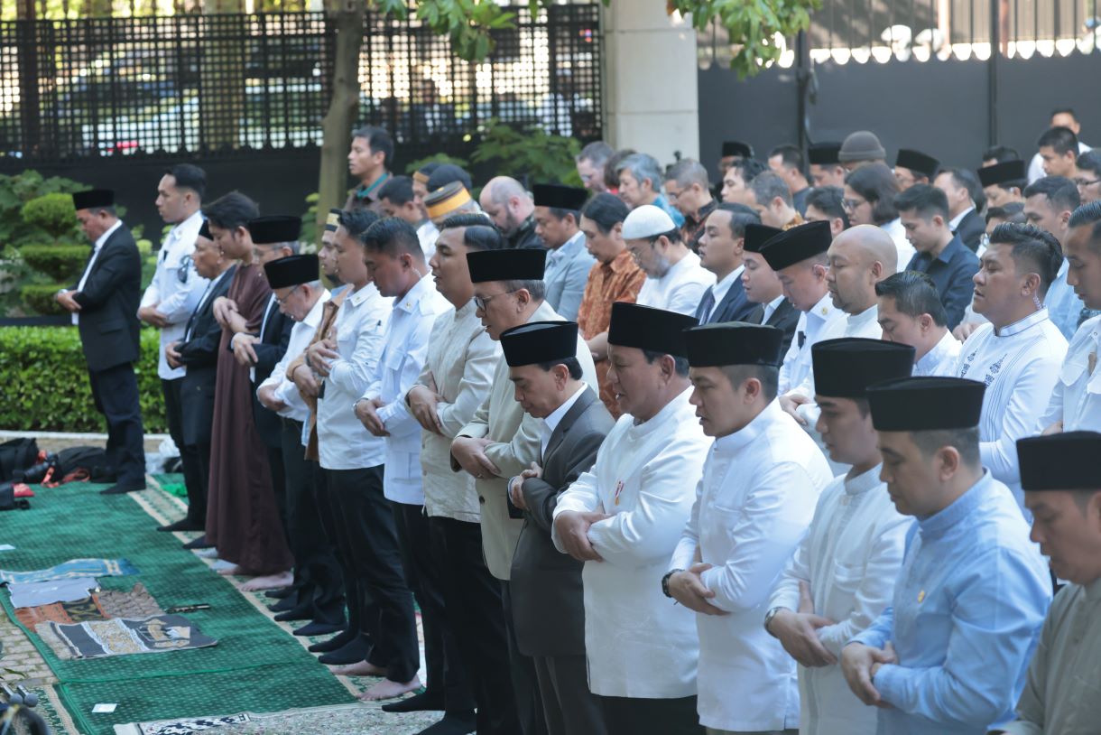 Presiden Salat Idul Adha Bersama Diaspora Indonesia di Prancis