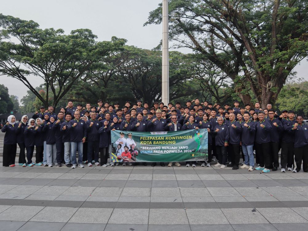 Raih 17 Medali Emas, Kota Bandung Juara Umum Popwilda Wilayah IV Jabar 2026