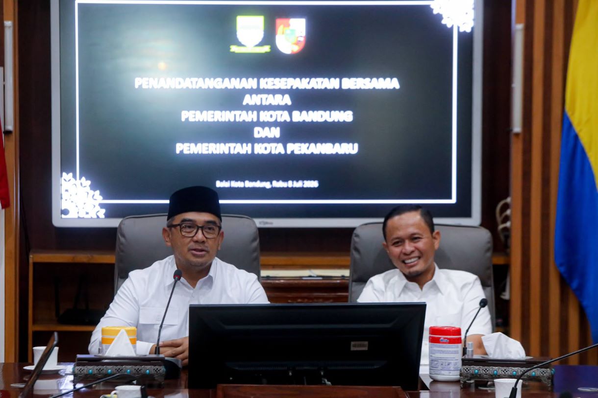 Kota Bandung-Pekanbaru Sepakati Kerja Sama Strategis, Perkuat Pelayanan Publik hingga Tingkatkan PAD