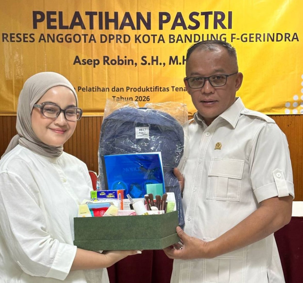 Asep Robin Berkomitmen Terus Perjuangkan Program Pelatihan Keterampilan Masyarakat