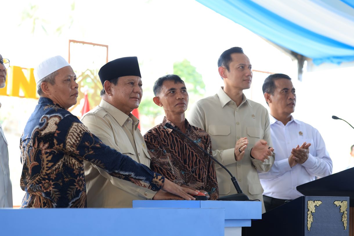 Lima Bendungan Diresmikan Presiden, Dukung Produksi Padi hingga 720 Ribu Ton per Tahun