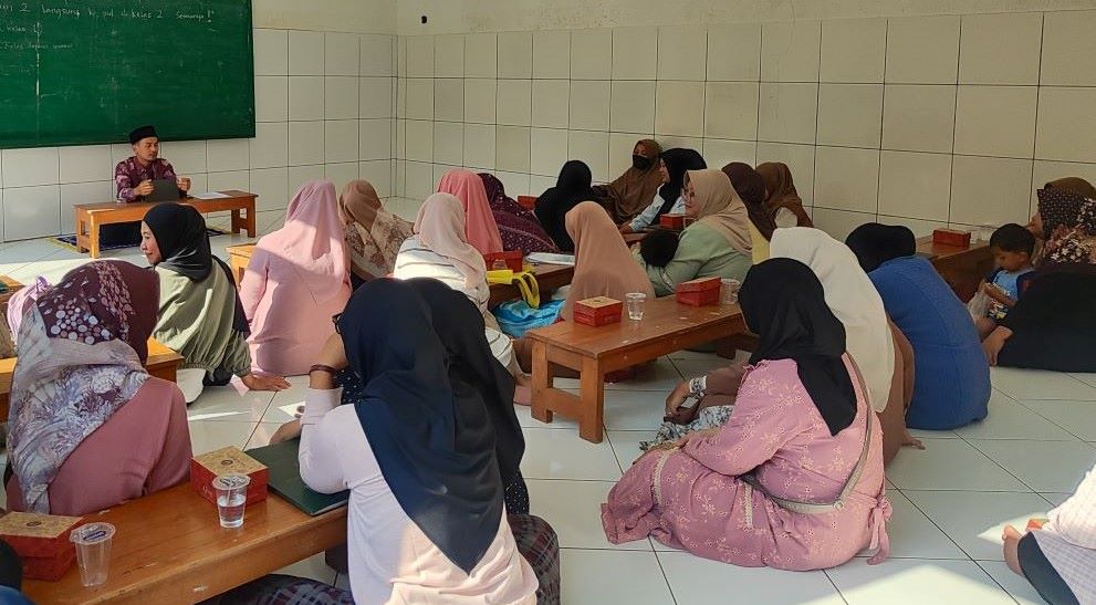 Momen Haru Penerimaan Santri Baru di Madrasah Diniyyah Tanwirul Qulub Banjaran