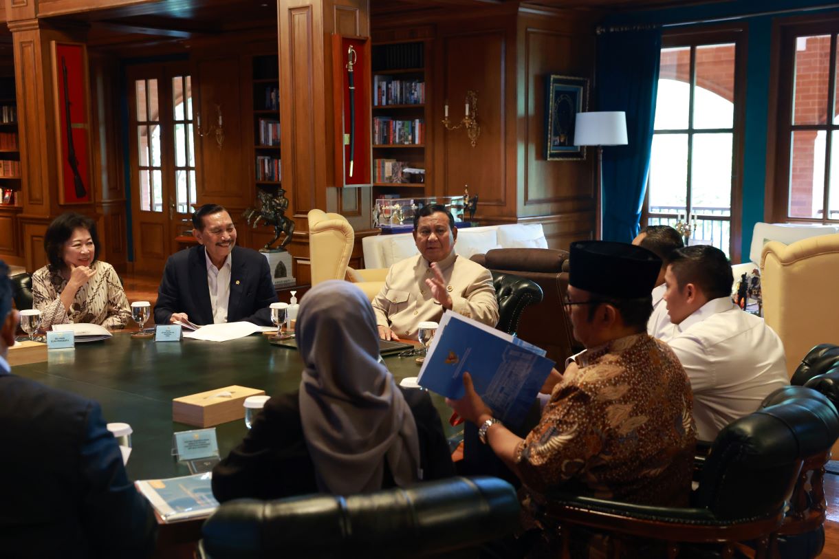 Diterima Prabowo, LBP Beri Masukan Soal Upaya Jaga Stabilitas Ekonomi