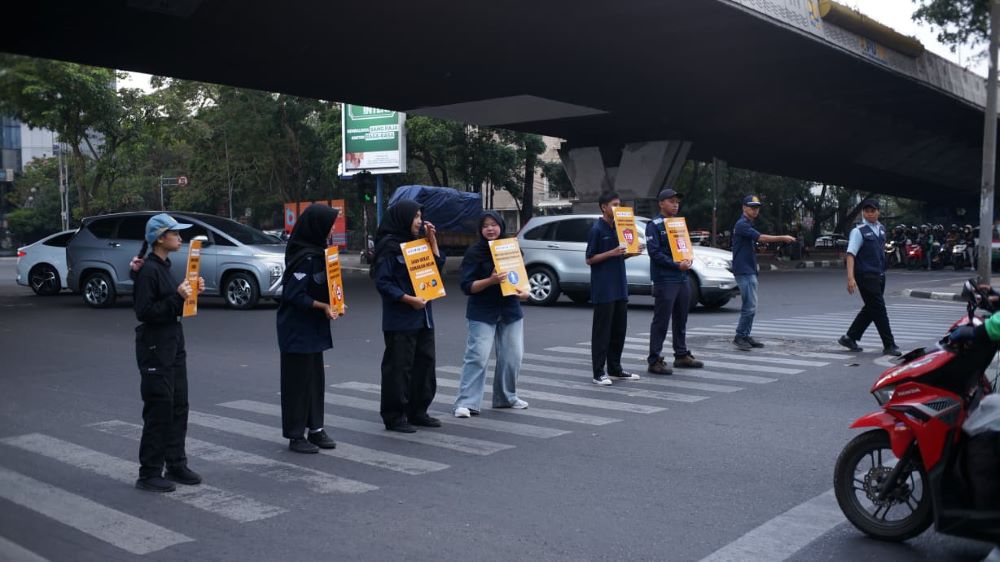 Simpang Sejuta Selamat Kembali Hadir, Kolaborasi Lintas Sektor Edukasi Pengendara
