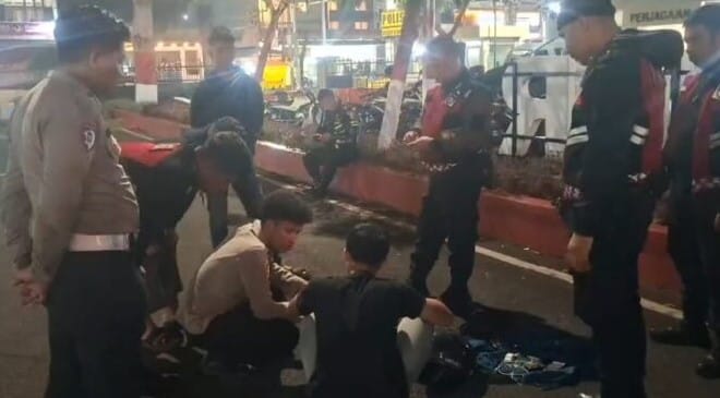 Polisi Amankan Pengendara Motor yang Ugal-ugalan  