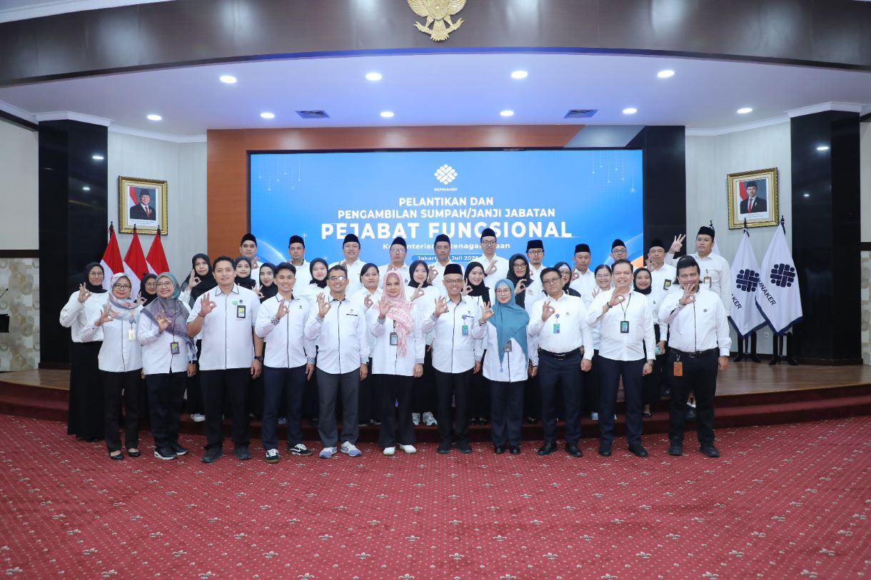 Sekjen Kemnaker Harap Pejabat Fungsional Bisa Hadirkan Dampak Nyata bagi Masyarakat