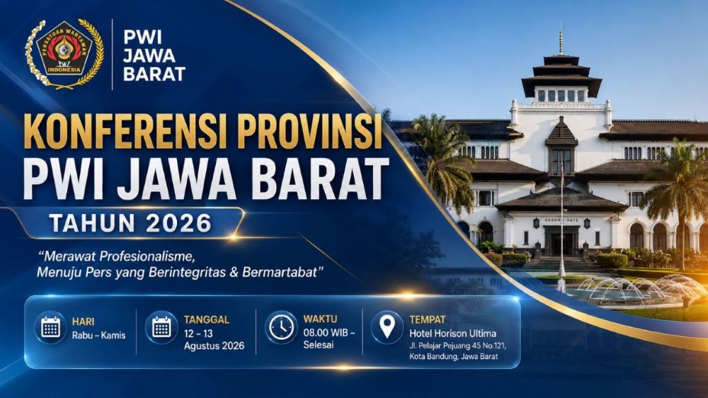Konferprov PWI Jabar Siap Digelar, Pengurus Diimbau Lakukan Pemutakhiran Data Anggota