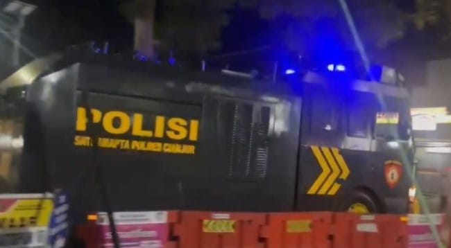Antisipasi Musibah Karhutla, Polres Cianjur Siagakan Kendaraan Water Cannon