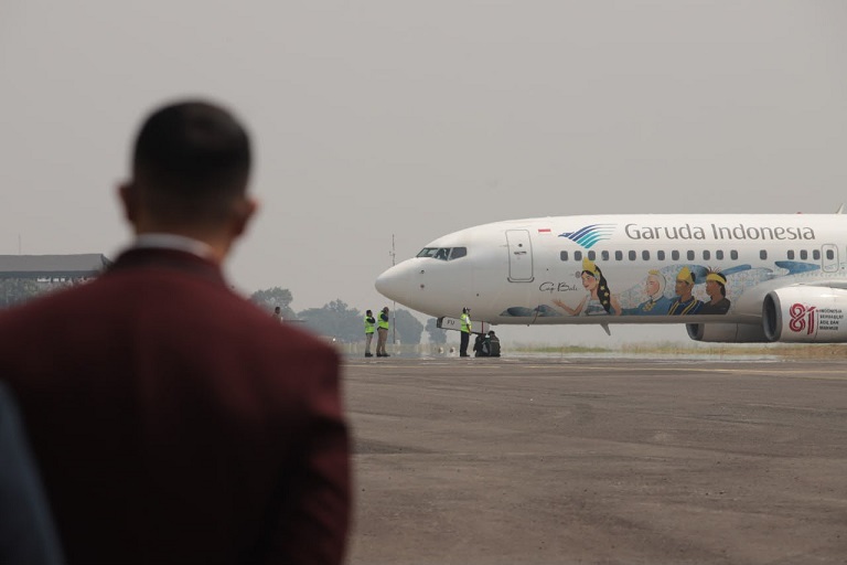 Garuda Indonesia Kembali Layani Penerbangan dari Bandara Internasional Husein Sastranegara Bandung